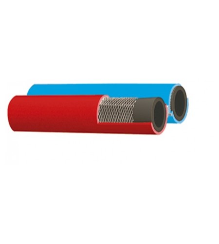  ΕΛΑΣΤΙΚΟΣ ΣΩΛΗΝΑΣ ΔΙΠΛΟΣ 20 BAR (300 PSI) - ΟΞΥΓΟΝΟΥ/ΑΣΕΤΥΛΙΝΗΣ EN 559
